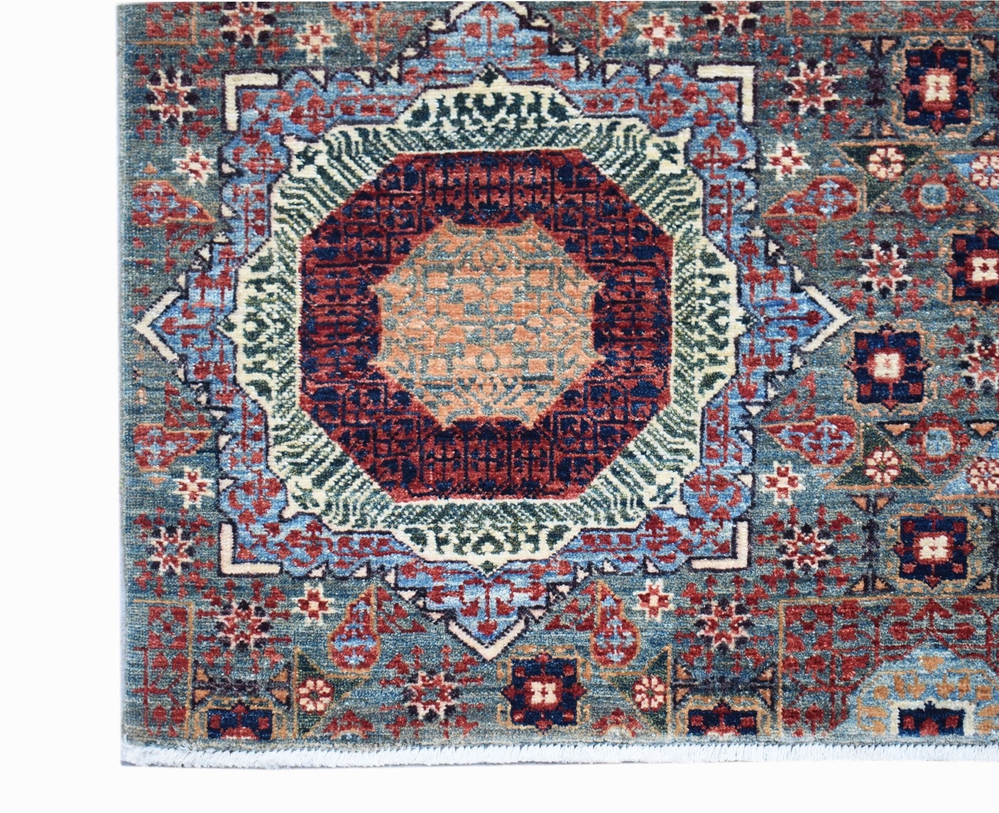 High Quality Handwoven Chobi Mamluk Rug | 237 x 168 cm | 7'10" x 5'6" - Najaf Rugs & Textile