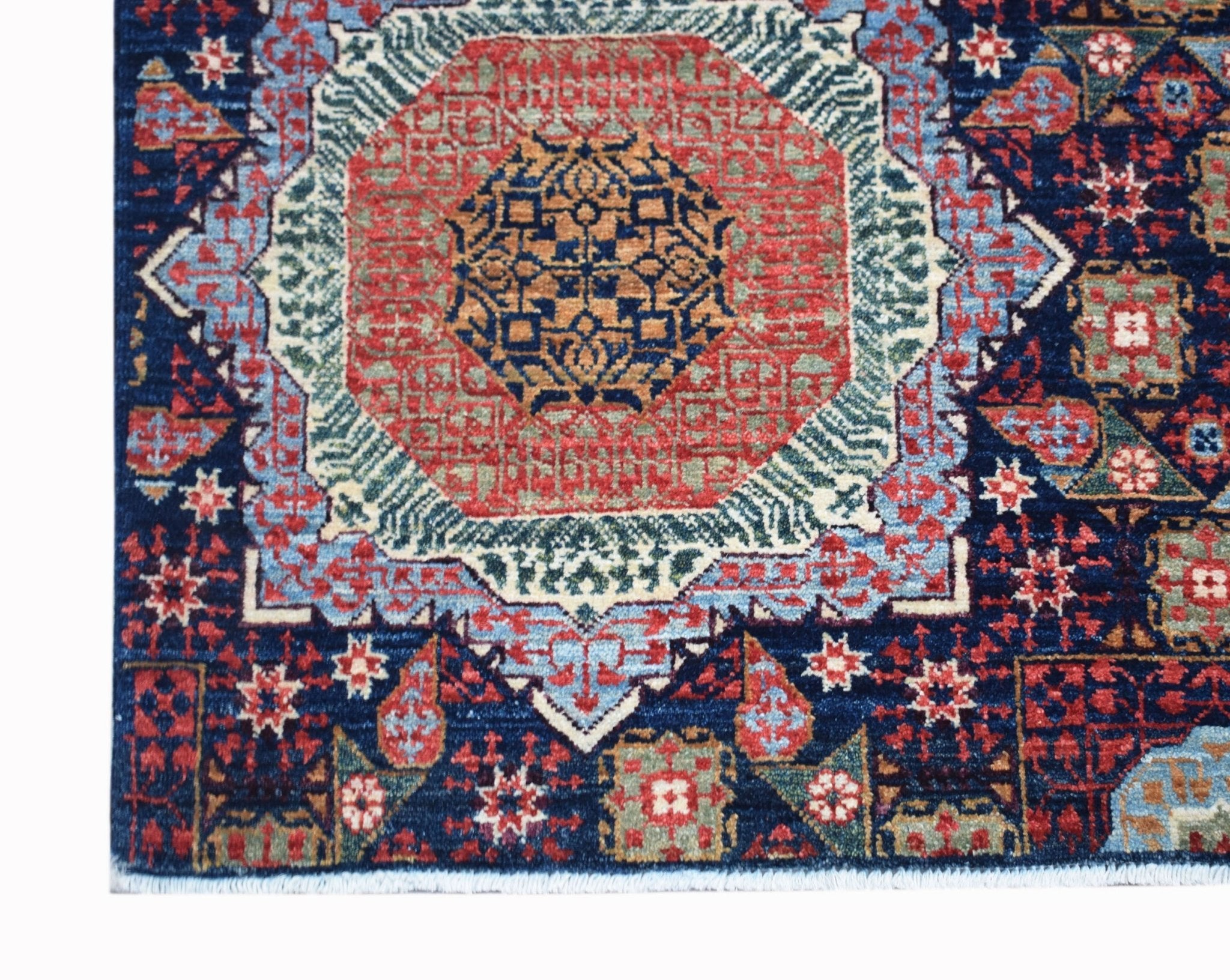 High Quality Handwoven Chobi Mamluk Rug | 238 x 171 cm | 7'10" x 5'7" - Najaf Rugs & Textile