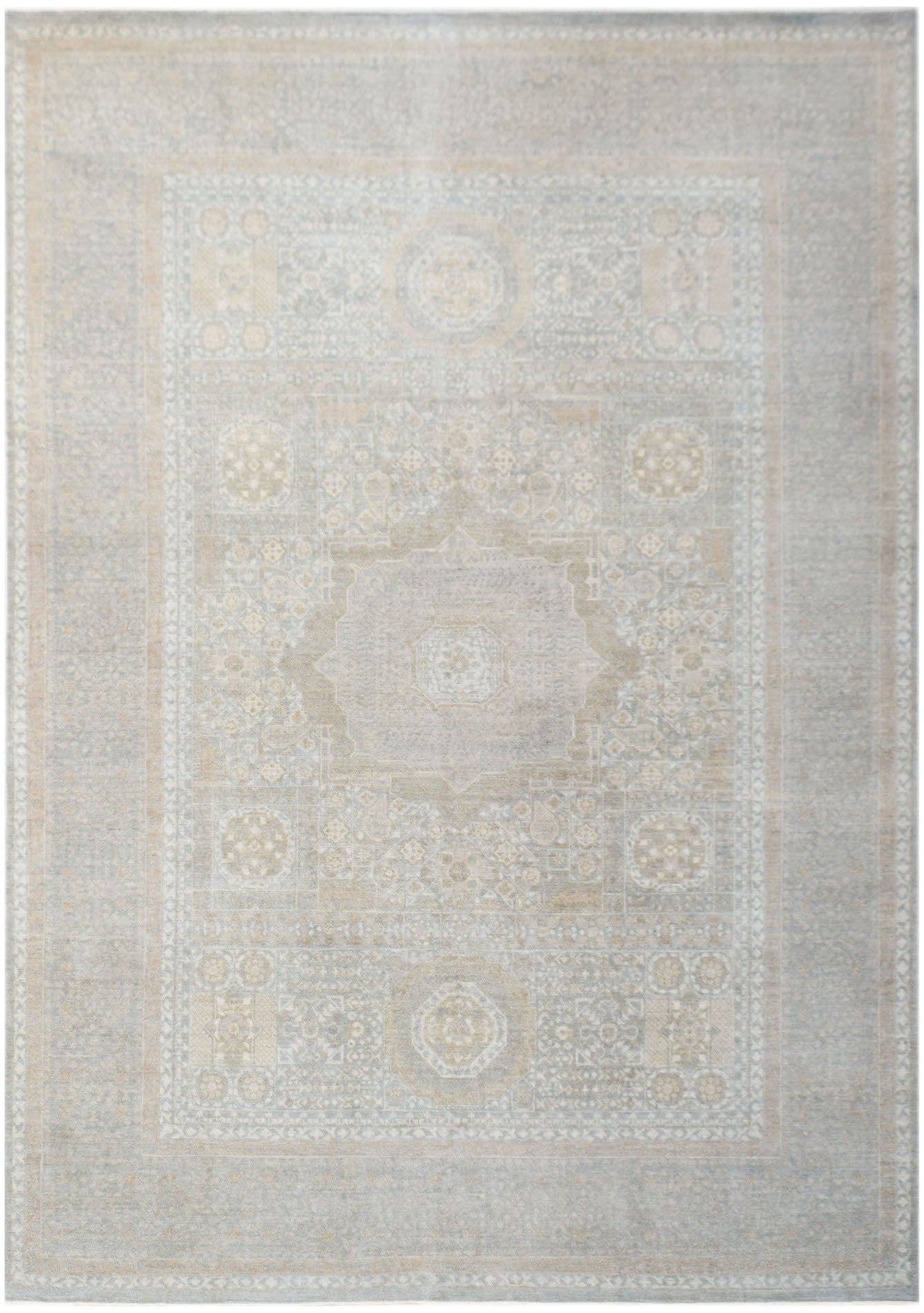 High Quality Handwoven Traditional Afghan Chobi Rug | 276 x 207 cm | 9' x 6'9" | Bamyan Collection - Najaf Rugs & Textile