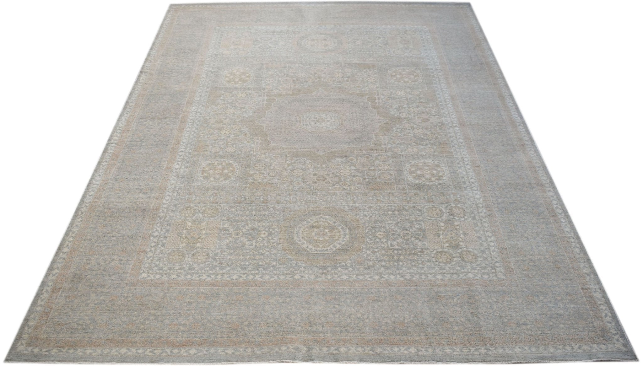 High Quality Handwoven Traditional Afghan Chobi Rug | 276 x 207 cm | 9' x 6'9" | Bamyan Collection - Najaf Rugs & Textile