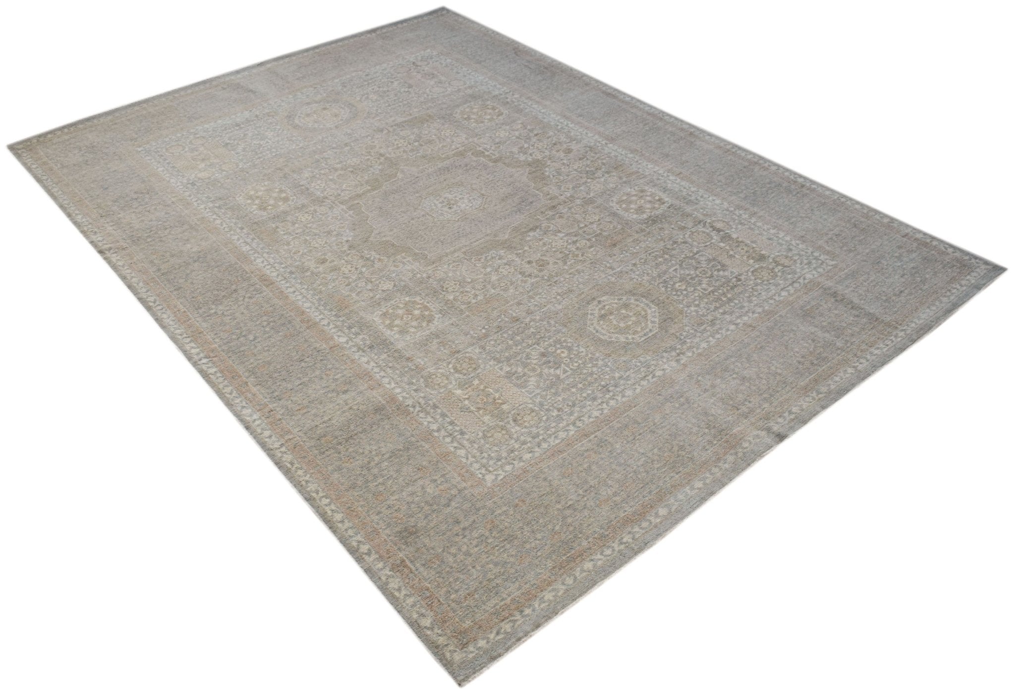 High Quality Handwoven Traditional Afghan Chobi Rug | 276 x 207 cm | 9' x 6'9" | Bamyan Collection - Najaf Rugs & Textile