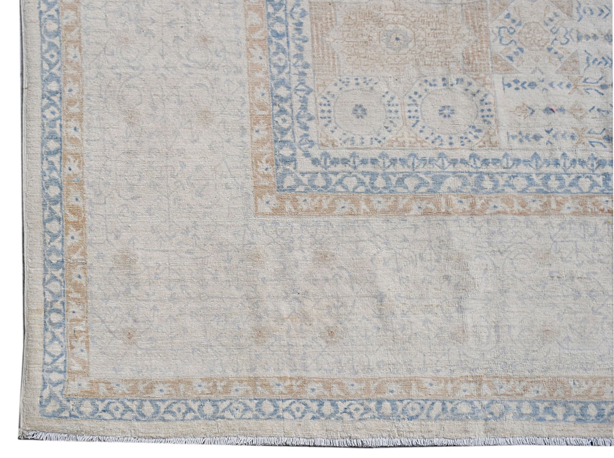 High Quality Handwoven Transitional Mamluk Rug | 375 x 266 cm | 12'4" x 8'9" - Najaf Rugs & Textile